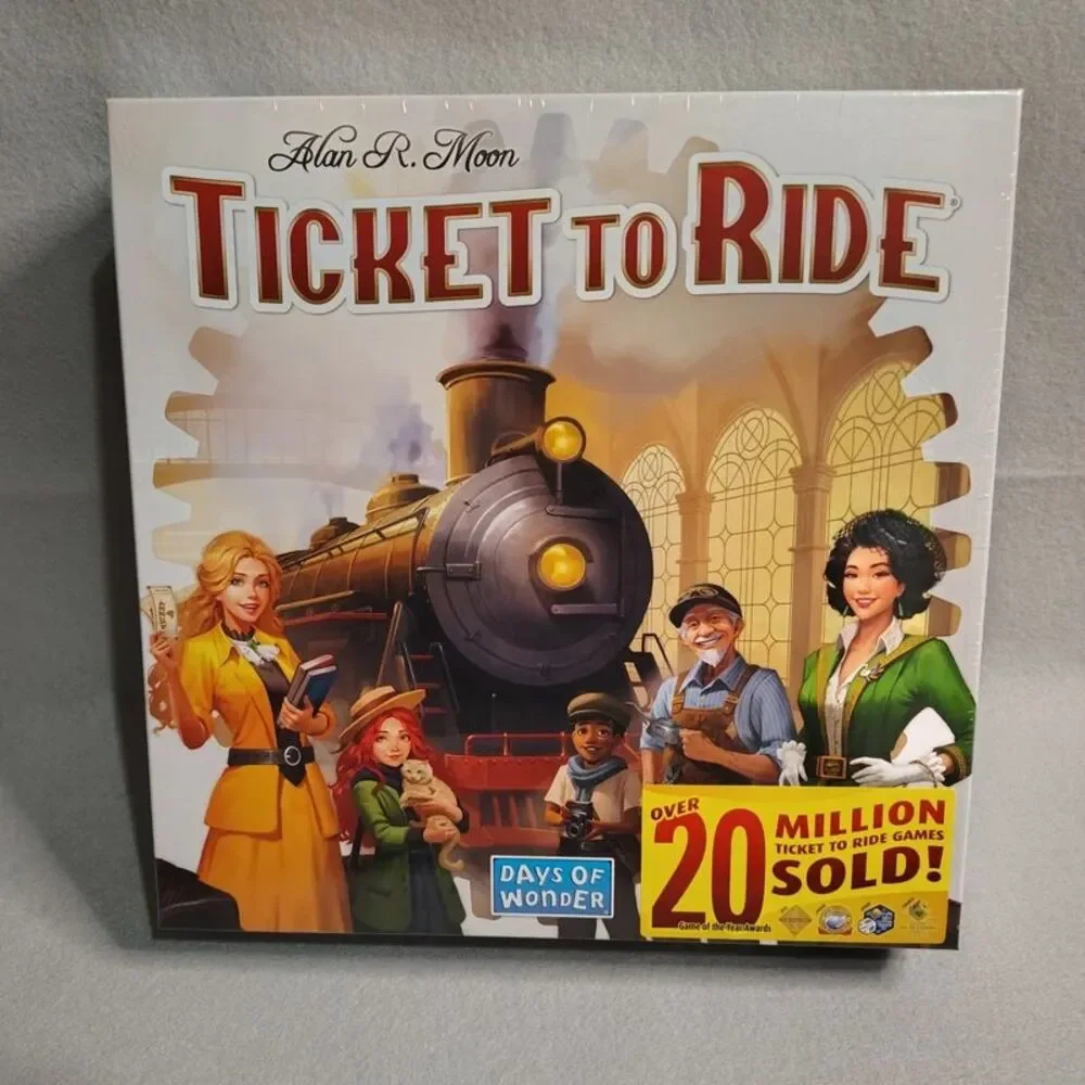 Ticket to Ride Board Game Days of Wonder New Sealed